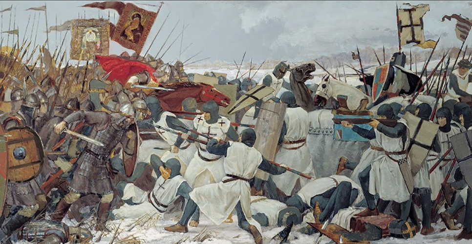 Картина «Ледовое побоище» (1998 г.). Худ. В. Маторин Картина «Ледовое побоище» (1998 г.). Худ. В. Маторин