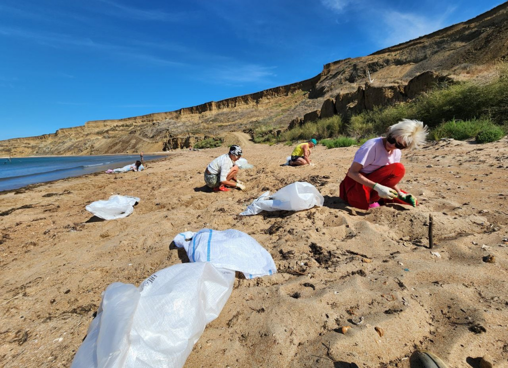 уборка на черном море