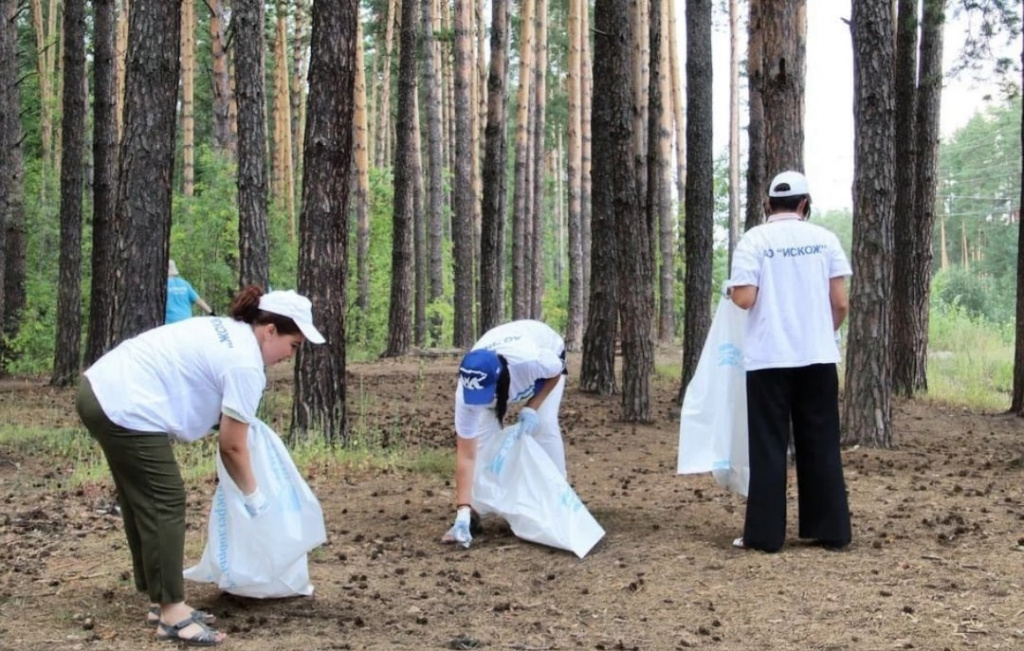 17 08 Волонтеры АО Искож убирают лес.jpeg