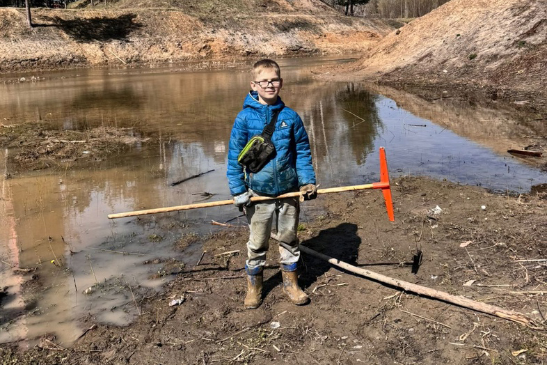 В Томской области мальчик Саша собрал самый большой объем мусора.