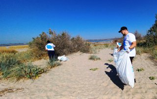 Пляжи Бердянска очищают от мусора в рамках акции «Вода России»