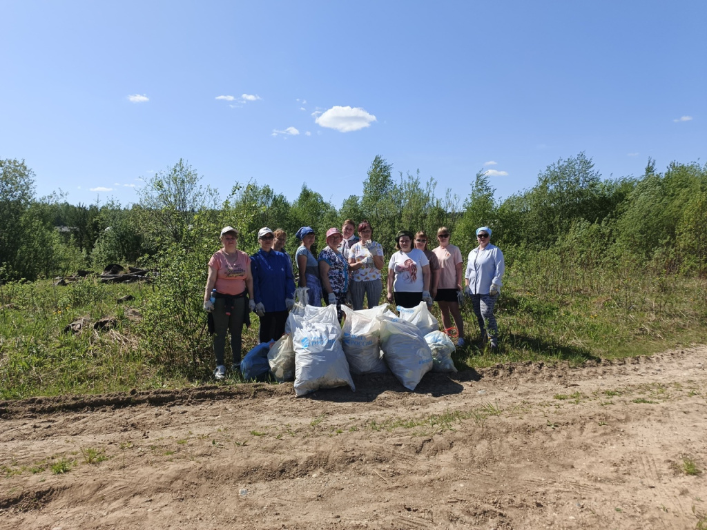 Ударный субботник прошел также на территории Архангельской области.