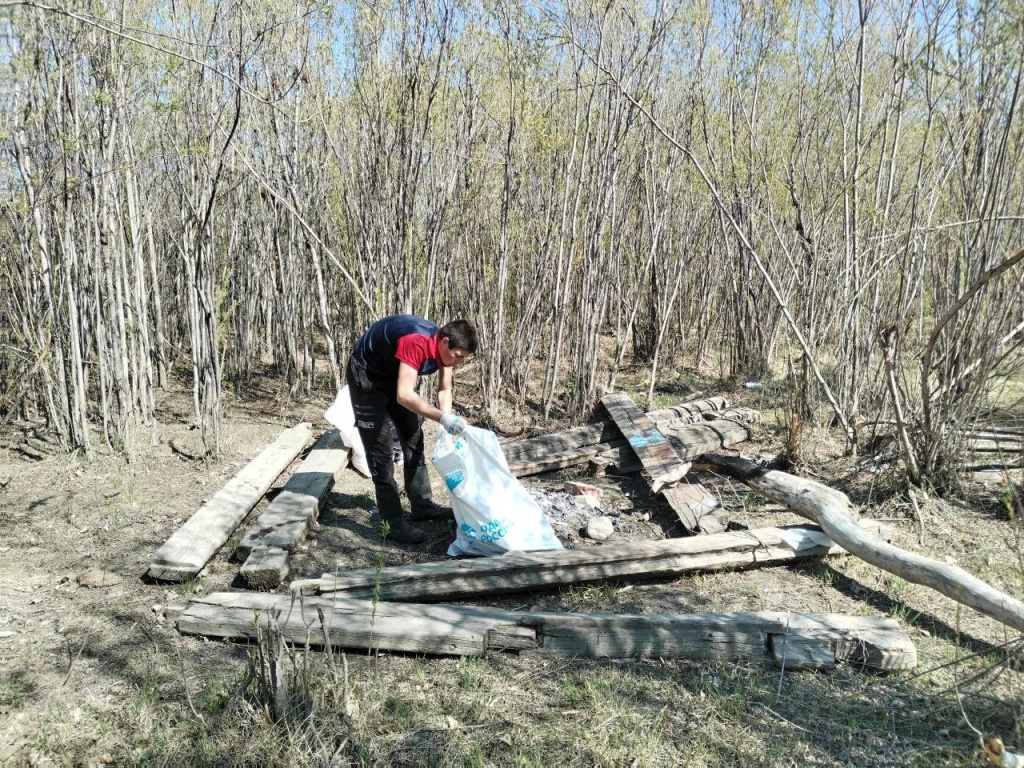В Бурятии12 участников «Движения первых» вышли на уборку берегов реки Баргузин.