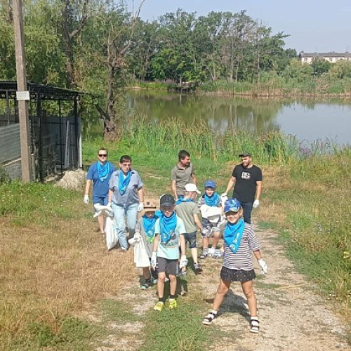 село Светлогорское Абинский район, пруд в селе Светлогорском, 05.07.2024