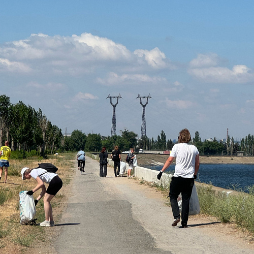 город Волжский, река Волга, 08.06.2024
