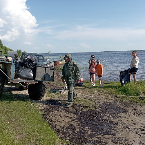 д. Казым-Мыс, Берег реки Обь. , 18.07.2024